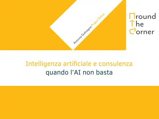Intelligenza artificiale e consulenza: quando l’AI non basta